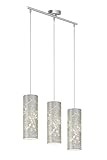 La lampe possède trois culot E27, peuvent être utilisé dans l'ampoule jusqu'à maximum 25 W – Ampoule LED avec un niveau W Nombre peuvent bien sûr être utilisé. L'ampoule est non incluse dans la livraison.
