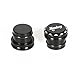 3D Frame Plugs Cap Seat Bolts Screws Compatible with Monkey 125 Z125 2018-2024 (Black)