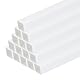 QUARKZMAN 20 Stück Kunststoffmodellrohr ABS Quadratrohr 6x6x250mm Weiß Einfache Verarbeitung für Architekturmodellbau DIY