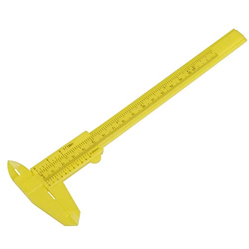 Olabs Plastic Vernier Caliper 6 Inches (15 cm) Yellow for Education & Learning Amazon.in