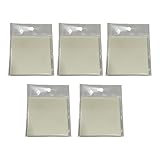 Lot de 5 blocs de notes adhésifs imperméables - Couleur macaron - Fournitures scolaires et de bureau - Pour étudiants et enseignants