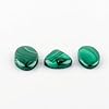 CRYSTALIS Wholesale 3pcs Natural Malachite Loose Gemstone Bulk Cabochons Jewelry Making Supply from Russia, Chakra Healing Polished Stones, Wire Wrapping, DIY, Gem Collection, 20-30mm #2
