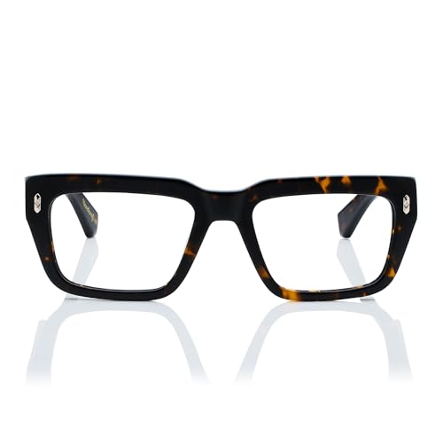 Image of Shisen Fox Habiki 2.0 Acetate Spectacles Frames for Men & Women with Demo Lenses | Classic Oval Full Rim Eyeglass Frame | Durable & Stylish Eye Frames for Men & Women