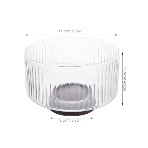 Saladier décoratif en verre pour centre de table de réception - 3
