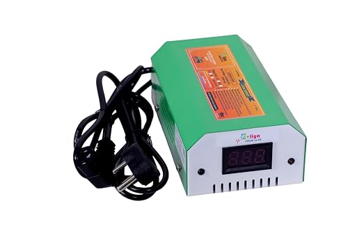 Image of 60V 6A EV Electric Scooter Lithium-Ion Battery Charger | Output Auto Cut Off 67.2v | with Digital Display | Fast Charging, Durable, and Suitable with 60V Batteries, 3Pin T-Type Output Connectors.