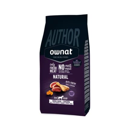 Mangime per Cane OWNAT Author Grain Free Fresh Duck&Chicken 10 KG
