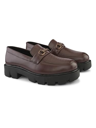 Image of STANPHORD Mens Loafers Stanphord Men's Slip On Loafers Shoes | Comfortable Lightweight Stylish Footwear for Casual, Formal TPZN 2231 Black-7
