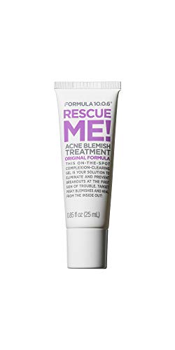 Formula 10.0.6 Rescue Me! Acne Blemish Treatment (0.85 Fl. Oz.) Acne Clearing Gel that's Your Solution to Eliminate & Prevent Breakouts - Vegan, Paraben-Free, Sulfate-Free, Dye-Free & Cruelty-Free