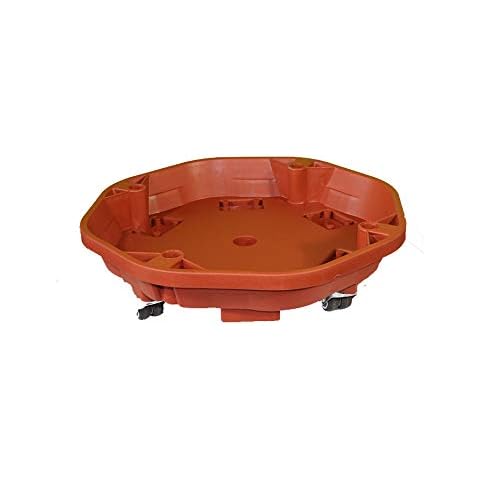 Mr. Stacky New Roller Tray - 18inch - 6 Casters - Terracotta Color… Cover