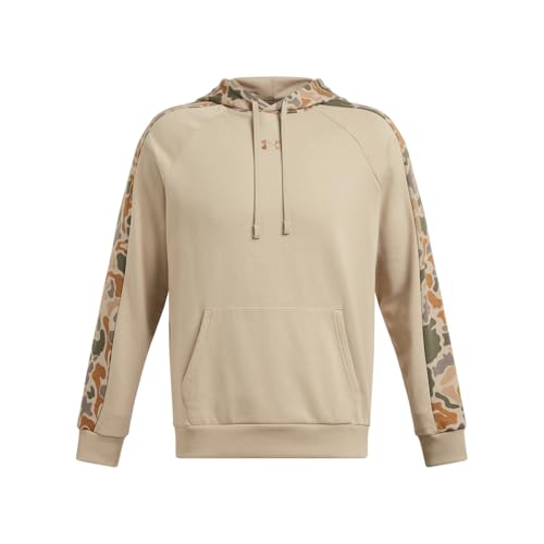 Under Armour Men’s Rival Fleece Camo Blocked Hoodie | Ultra-Soft Cotton Blend Hoodies for Men with Kangaroo Pocket3