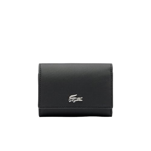Lacoste Portefeuille à Rabat Pression Anna Noir-Farine