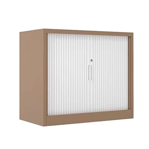 Archivador de oficina, armario de hojalata con puerta corrediza para credenciales financieras, almacenamiento de datos, armario bajo para almacenamiento de documentos