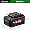 AVID POWER 3.0A Battery, 2022 Version, Only Compatible Impact Wrench ACIW326, ACIW326-B (SN# A2045 - A2242, Check The Machine) and Angle Grinder ACAG330, NOT for Inflator or Drill
