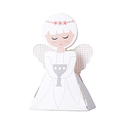 JNCH 50pcs Cajas de Caramelos en Forma de Ángel para Regalos de Eventos Cover