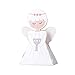 50pcs Boîte à Dragées Forme Ange Bonbonnières Bonbon Chocolat Ballotin pour Baptême Naissance Fête Anniversaire (Ange Fille)