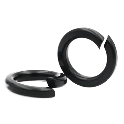 Lkq- M2 M2.5 M3 M4 M5 M6 M8 M10 M12 M16 M24 Black 304 Stainless Steel Spring Split Lock Washer Elastic Gasket, 肵Ăđϋv