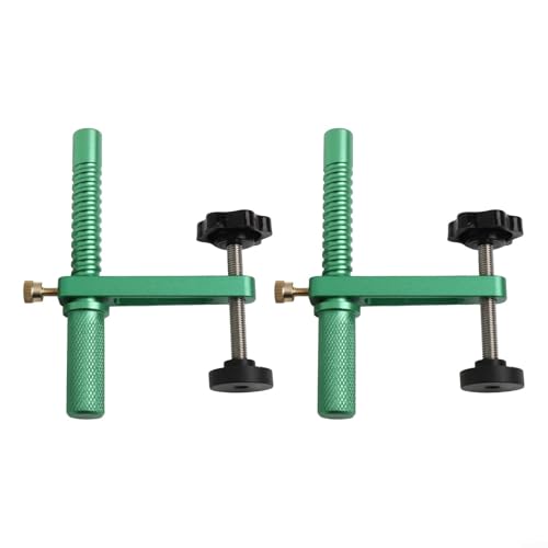 Juego de 2 abrazaderas de sujeción de aluminio para carpintería para un uso rápido y fiable de mesa (20 mm)