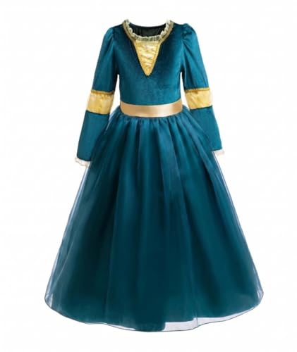 Lito Angels Déguisement de Princesse Aventurière pour Fille, Robe Médiévale,
