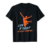 Klippenspringen Klippenspringer Klippe Extremsport Geschenk T-Shirt