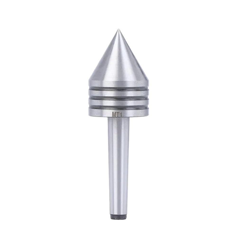 Morse Taper Machine Tool MT1/MT2 Heavy Duty Wood Lathe Live Tailstock Center, Woodworking Tapered Turn CNC Tool 1pc(1)