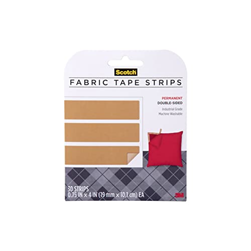 Scotch Permanent Fabric Tape Strips, Machine Washable, Perfect For Diy And Crafting (Fap-1-Cftp) #TOP1