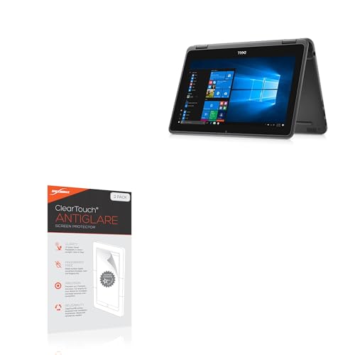 BoxWave Screen Protector Compatible with Dell Latitude 3190 2-in-1 (11 in) - ClearTouch Anti-Glare (2-Pack), Anti-Fingerprint Matte Film Skin