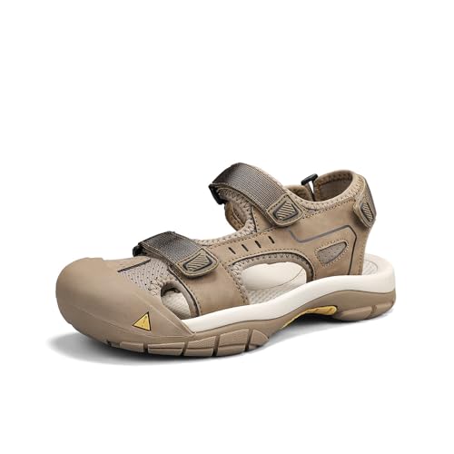 Asifn Mens Outdoor Sandals Closed Toe Fisherman Lightweight Breathable Beach Shoes Summer Casual Sports