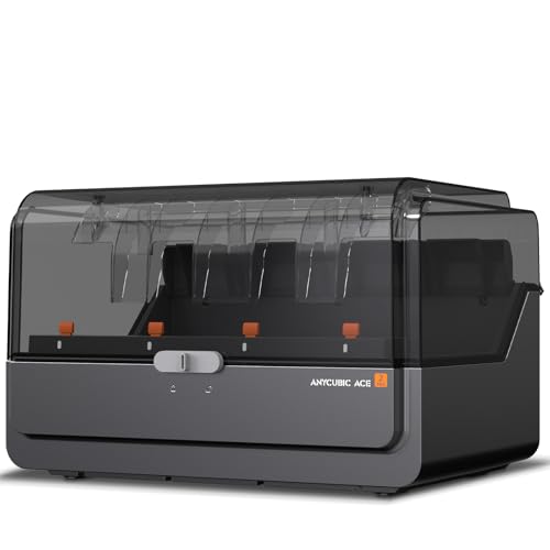 Anycubic ACE 2 Pro 3D Printer Filament Dryer Box, Compatible with Anycubic Kobra S1 and Kobra X,Multicolor Printing with 65°C Active Drying & 4 Brushless Motors, Auto-Resume & Runout Detection