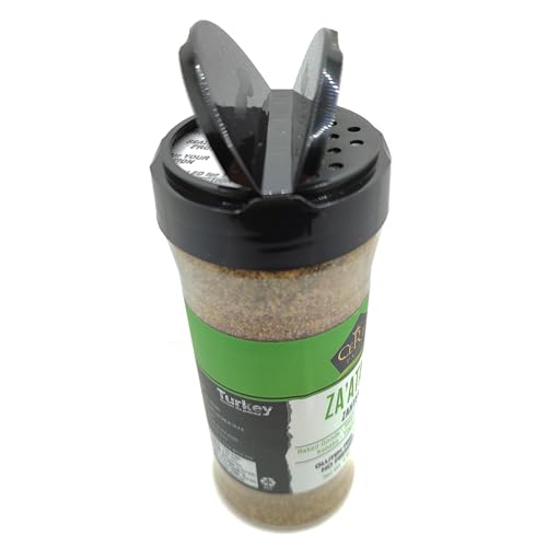 Cerez Pazari Zaatar Mediterranean Seasoning, Premium Grade Zahtar, Natural & Freshly Packed Zatar, Non-GMO, Gluten-Free, No Preservatives, 4.9 oz.