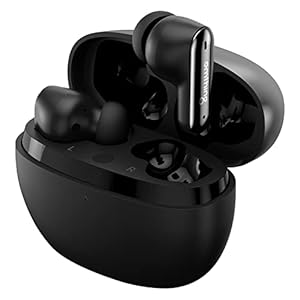 1MORE omthing Bluetooth 5.2 draadloze koptelefoon, ruisonderdrukkende koptelefoon, echte draadloze in-ear koptelefoon, 4 microfoons voor helder bellen, IPX5 waterdicht, snel en draadloos opladen.