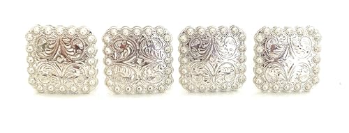 in Gate Impressions Saddle Blanket Link Number Holders (Square Berry Bright Silver)