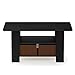 Furinno Andrey Coffee Table with Bin Drawer, Americano/Medium Brown, Small Non-Lift Top