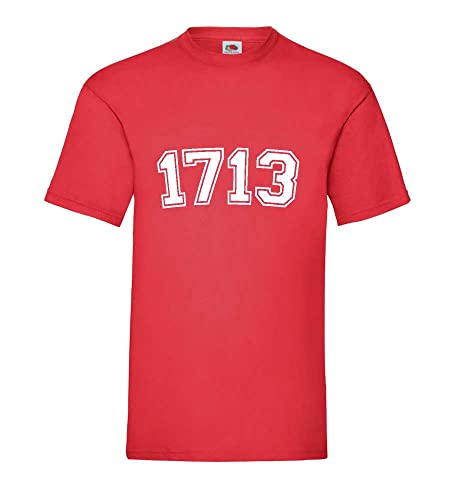 T-shirt pour homme coloris rouge vêtement grande taille XXXL uni