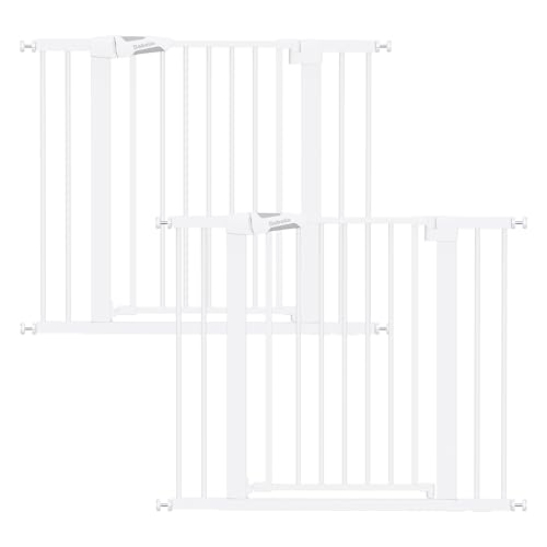 Image of Babelio 26-40 in Baby Gate for Stairs No Drilling, Pressgurad, 2 Pack