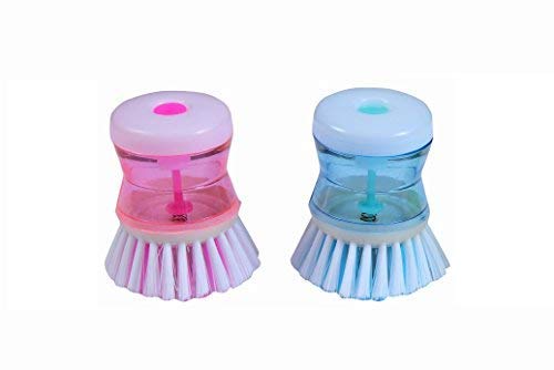 JK ENTERPRISE (pack of 2) Dish/Washbasin Cleaning Brush with Liquid Soap Dispenser for Kitchen, Pot Dish Cleaning Brush Home Cleaning Kitchen Washing Utensils MULTI COLOUR (2 PC) (B08WPSJJXC) Amazon Price History, Amazon Price Tracker