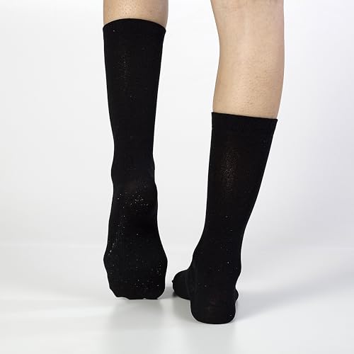 Kit 2 Pares Meia Cano Alto Feminina Ciclismo Esporte Sport (BR, Numérico, 40, Regular, Regular, 37-4