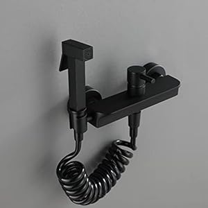 Cutpoiy TY901 Bidet-Armatur Set Schwarz