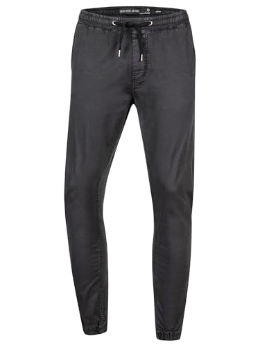 Indicode Herren Fields Stoffhose mit 4 Taschen | Stretch Hose Herrenhose für Männer Black, XXL