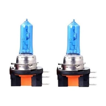 H15 Halogène Ampoules 12V 15-55W 5000K Blanc chaud, 150% plus de