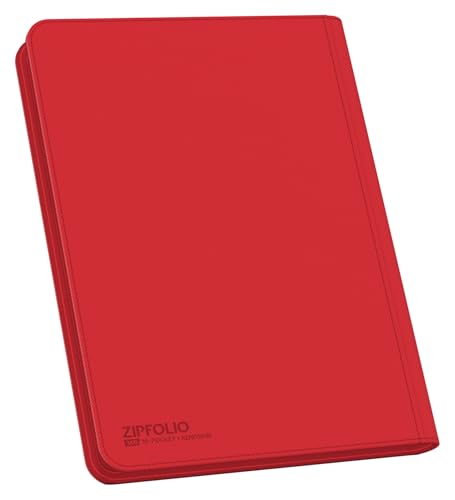 Image of Ultimate Guard Zipfolio 360 - 18 Pocket Xenoskin Red