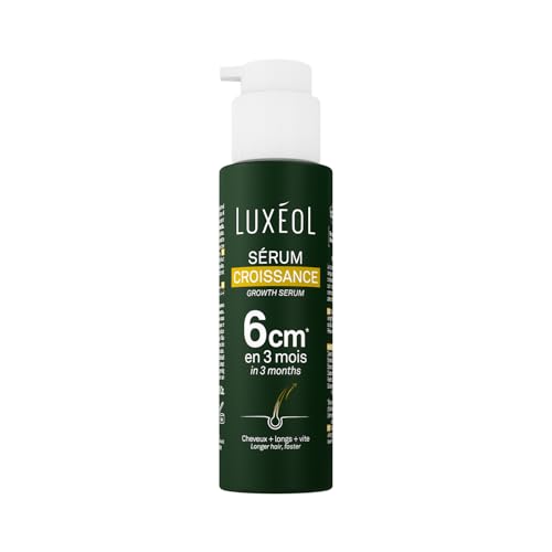 LUXEOL - Sérum Cheveux Croissance - Pousse De 6 cm En 3 Mois* - Des Cheveux Plus Longs Plus Vite - 97% D'Ingrédients D'Origine Naturelle - Sans Silicones - Fabriqué...
