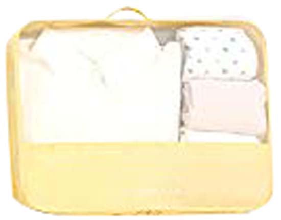 Image of Travel Storage Bag / 7 pcs Set Luggage Organizer Packing Cubes,Compression Pouch, 2019, Yellow