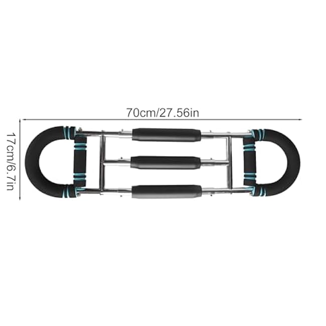 Arm Trainer, Chest Workout Tool, 20¨C100KG U Shape Ergonomic Strength Training Equipment, Adjustable Home Fitness Machine Chest Back, Boxing Sports Exercise, Full-Body Resistance