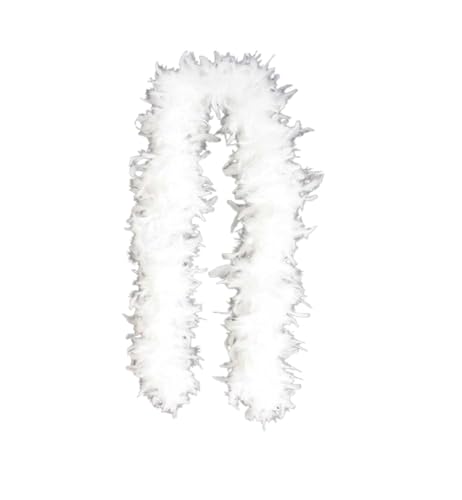 Federboa einfarbig, aus verschiedenen Farben und Federdichten wählbar, Länge ca. 1,80m, Federstola Federschal Kostüm Karneval 20er Jahre Charleston...