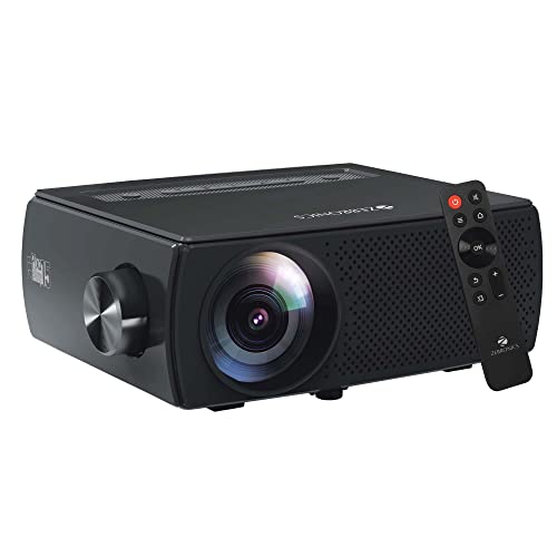 ZEBRONICS Zeb-PIXAPLAY 15 Android Smart LED Projector with WiFi/BT v5.1, FHD 1080p, Apps, Miracast DLNA/Airplay Support, 3400 Lumen, 30000H lifespan, HDMI, 2X USB Speaker and Remote Control ZEBRONICS Zeb-PIXAPLAY 15 Android Smart LED Projector with WiFi/BT v5.1, FHD 1080p, Apps, Miracast DLNA/Airplay Support, 3400 Lumen, 30000H lifespan, HDMI, 2X USB Speaker and Remote Control