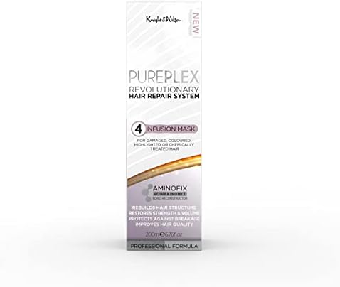 PurePlex Revolutionary Hair Repair System No 4 Infusion Mask 200ml. Deep Conditioning Treatment. Bond Hair Building formula for all hair types