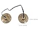 Kisangel Brass Meditation Cymbal Bell Compact Handcrafted Percussion Instrument for Yoga and Religious Ceremonies with Carrying Bag Brass Material for Adults and Meditation Practice