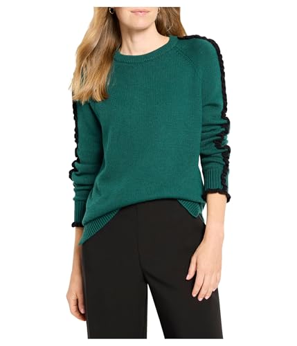 Image of NIC+ZOE Ruffled Down Sweater