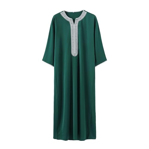 Chemise de nuit longue qamis homme ample contre la chaleur de prière