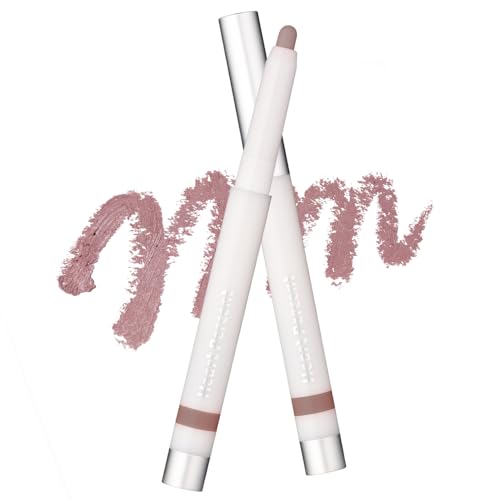 Heart Percent Dote On Mood Lineproof Lip Pencil, 12hr Long-Lasting Fixing &amp; Smooth Drawing Creamy Lip Crayon Multi-Use Lipliner Retractable Overlip Line Color 0.8g (08. Haze Mauve)